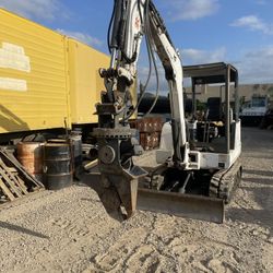 Bobcat Processor, Shear, Demo, Mini excavator 