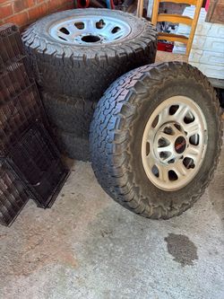 BFGoodrich All-Terrain LT275|70R18 Tires and GMC Wheels