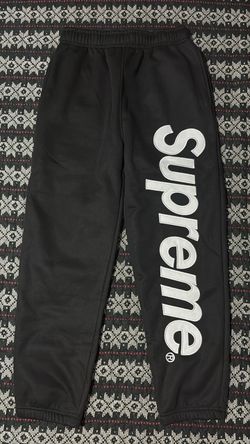Black Supreme Sweatpants    Size “S”