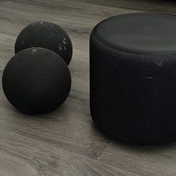 Pick up today, Amazon Echo Studio subwoofer speaker & 2 Echo Dots