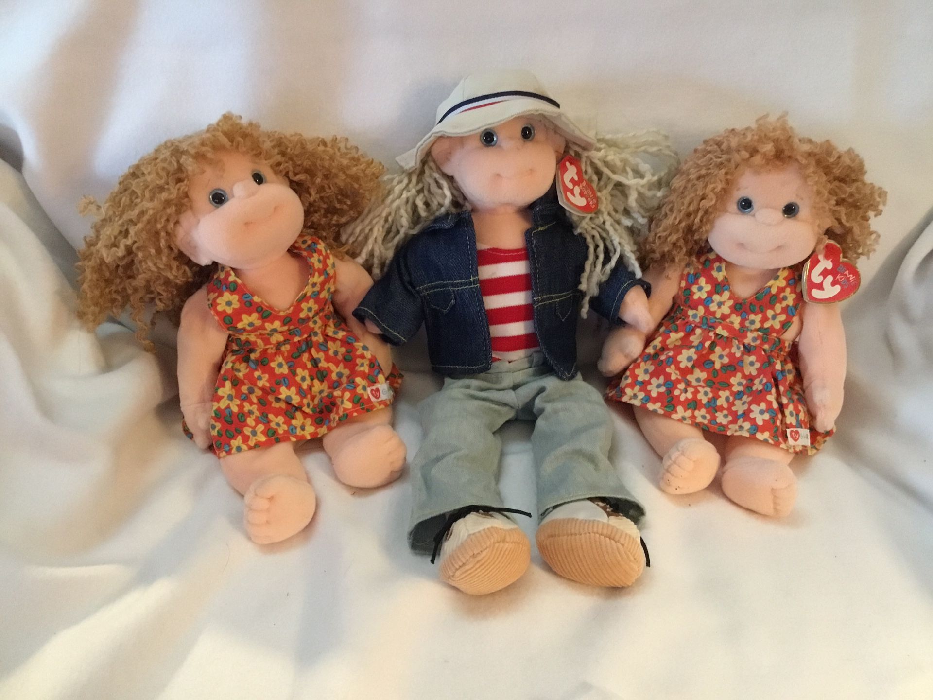 TY Beanie Kids -     Toys Dolls.     One Price For The Three.     Non-smoking Home 