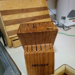Wooden Knife Block