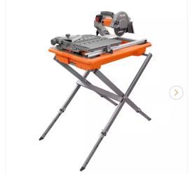 RIDGID Wet Tile Saw with Stand