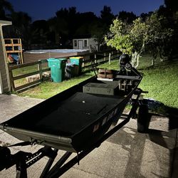 12’ Jonboat Fishing Boat