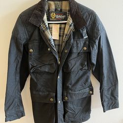 Vintage Belstaff Trialmaster 70s 80s Black Size 36