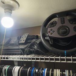 Pxn steering wheel with pedals and shifter