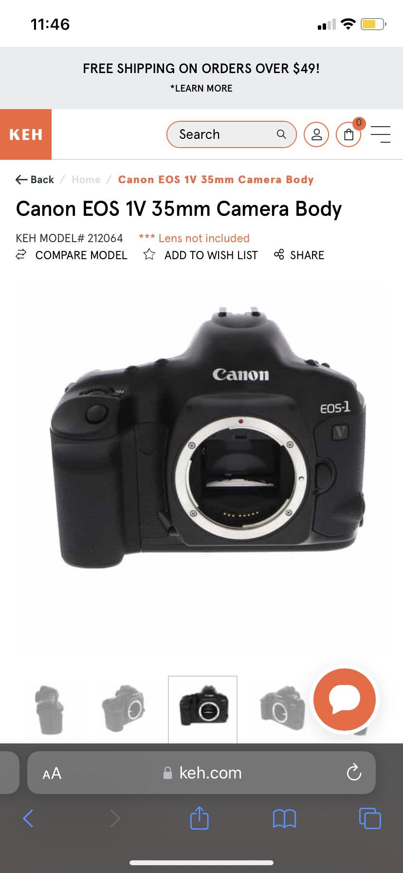 Canon EOS 1V 35mm Camera Body/Brand Lens Type Compatible Mountings Camera Lens Description Maximum Focal Length Sigma Zoom Nikon F 9 24 Millimeters
