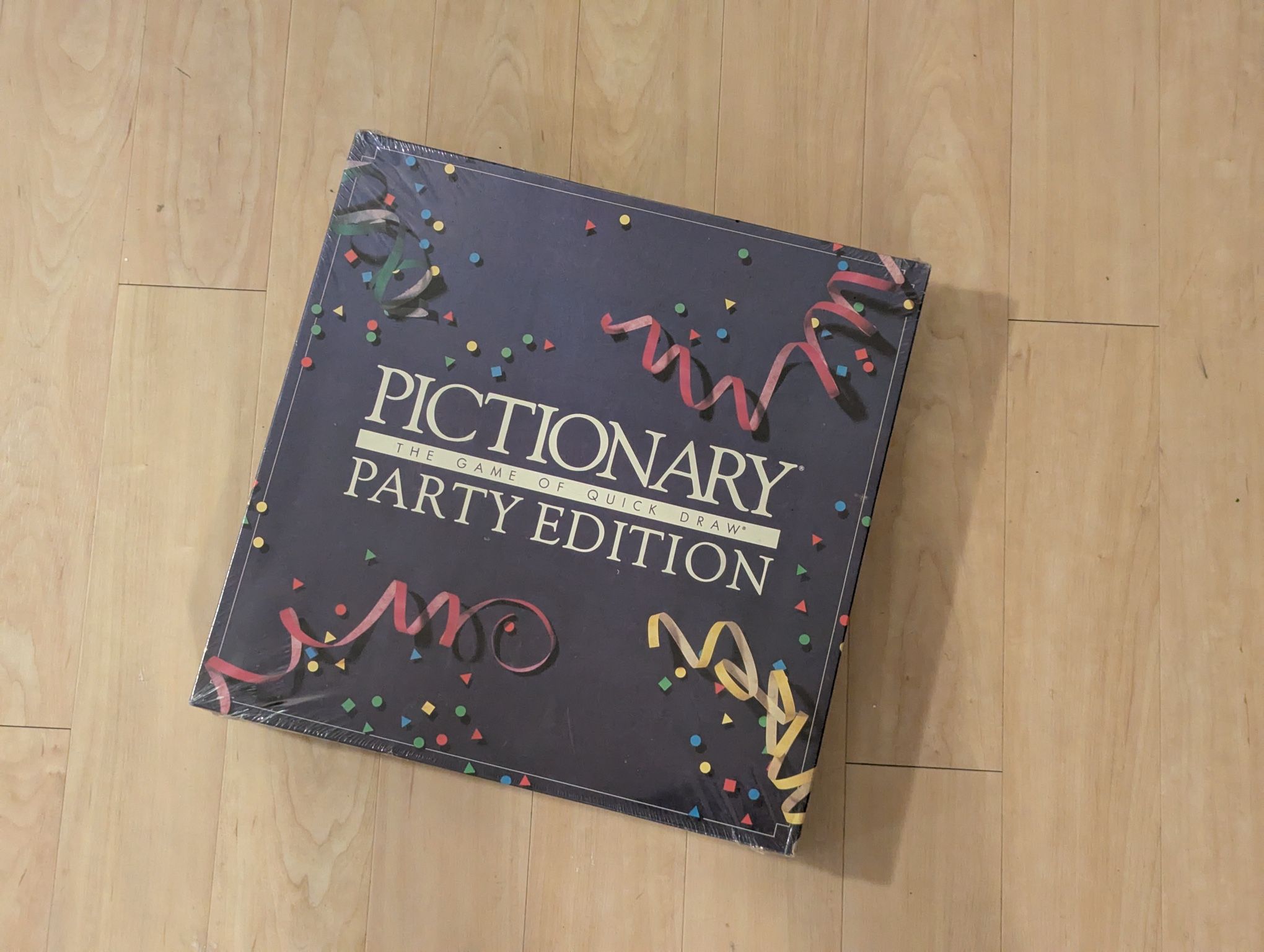 1989 Pictionary Party Game Complete Never Open