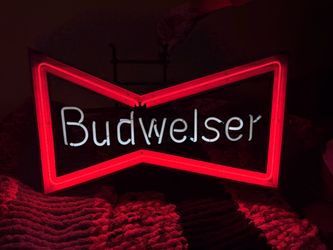 Budweiser Bowtie Neon Sign