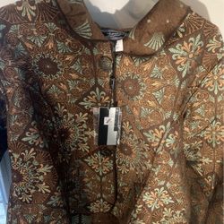 NWT Size XL Zashi Quilted Jacket