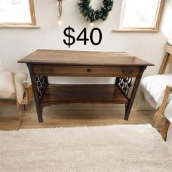 Antique solid wood coffee table(refurbish Project)