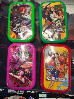 One Piece Card Game Tin Set of 4