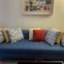 Like-new Royal Blue Sofa