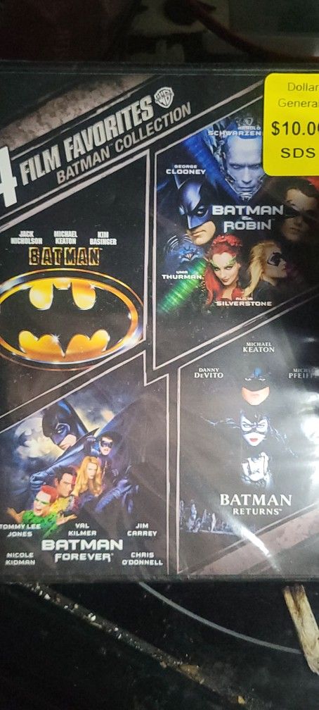 5 BATMAN MOVIES 4 SPIDERMAN MOVIES ● BRAND NEW 9 TOTAL DVD MOVIES