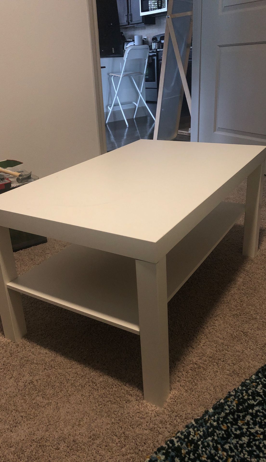 IKEA Lack coffee table, white, 35in x 22in