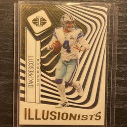 2021 Panini Illusionist Black Dak Prescott Football Card #8