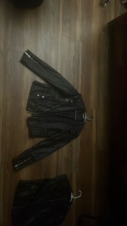 Black Leather Moto Jacket