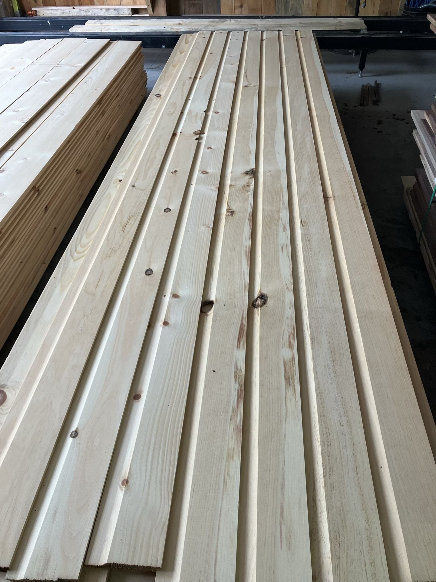 White Pine German Shiplap Siding