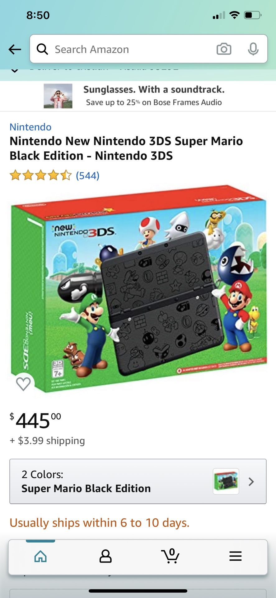 Nintendo new 3Ds (Black Friday Edition) for Sale in Visalia, CA OfferUp