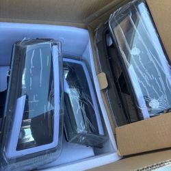 LED DRL Headlights 03-07 Chevy Avalanche Silverado 1500 / 2500/ 3500 / HD Bk
