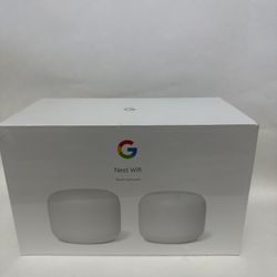  Google Nest Mesh Wifi Router and Point - Snow White GA00822-US SEALED