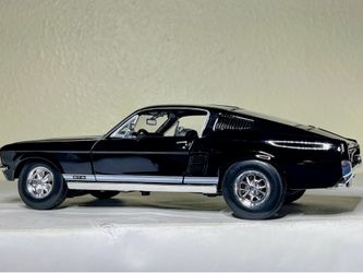 1:18 scale diecast 1967 Mustang GTA Fastback. $50.00 cash.