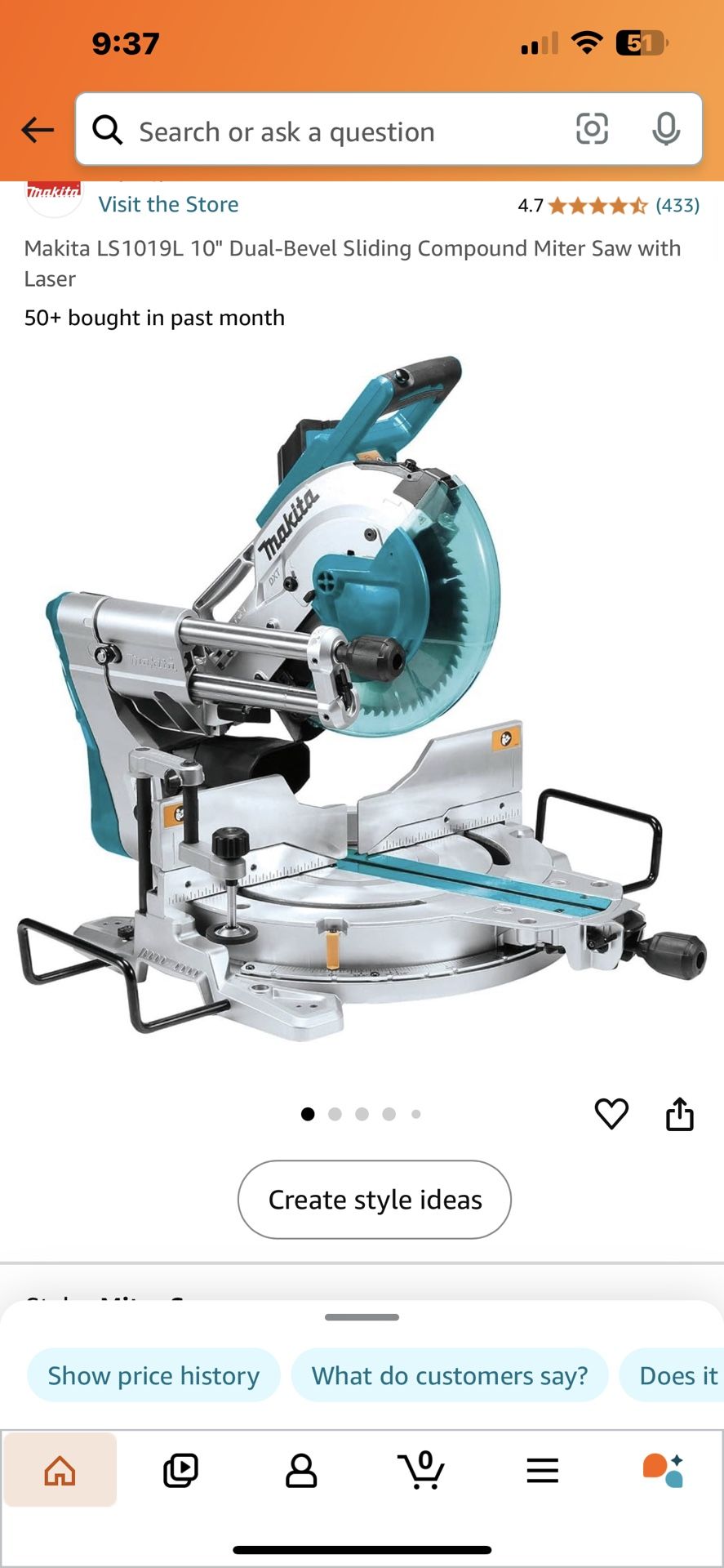 Makita 10 Inch Dual Bevel Sliding Miter Saw