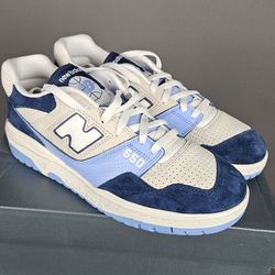 New Balance 550 Navy Electric Sky BB550FLA Men's Size 9.5 NEW