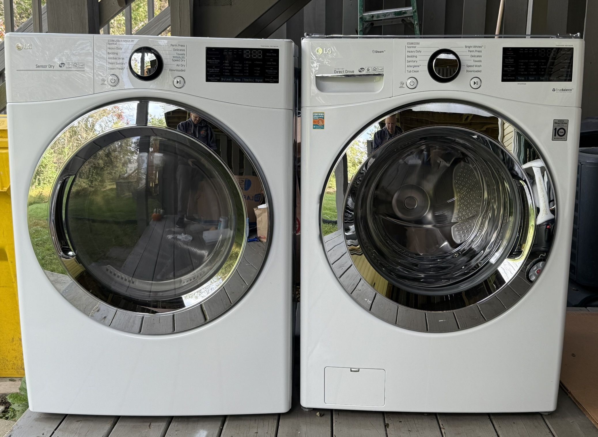 LG Washer/Dryer Set (Stackable -or- Side-by-Side) …PRICED TO MOVE!