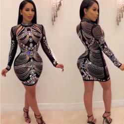 Rhinestone Dress