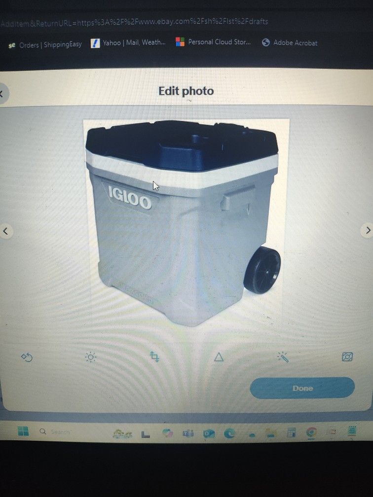 Igloo Model#34962 MaxCold 62 Qt Cooler, Gray