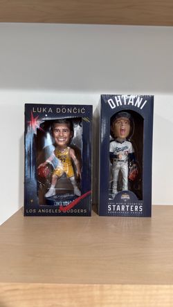 Luka Doncic Shohei Ohtani Bobblehead lot