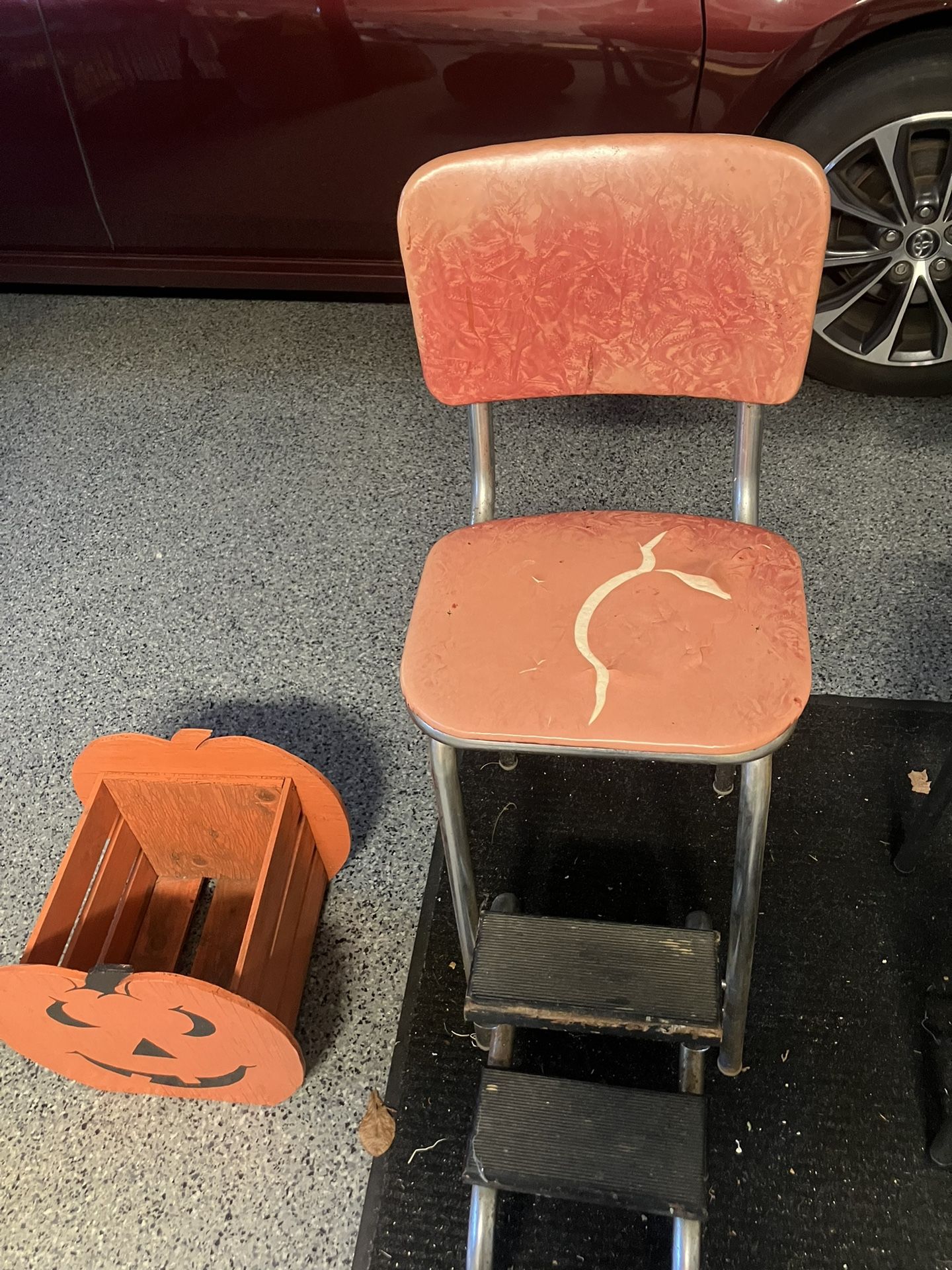 Vintage Step Stool Needs Tlc