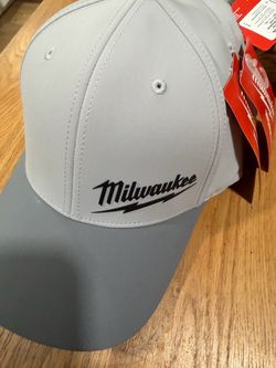 Milwaukee Tool Gray Baseball Cap with Tags