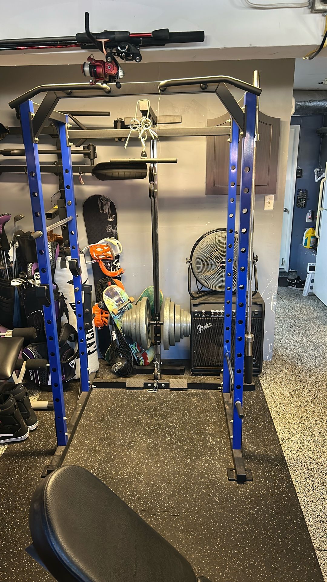 Squat rack/Cable pull down