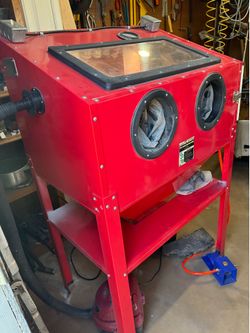 Glass bead cabinet