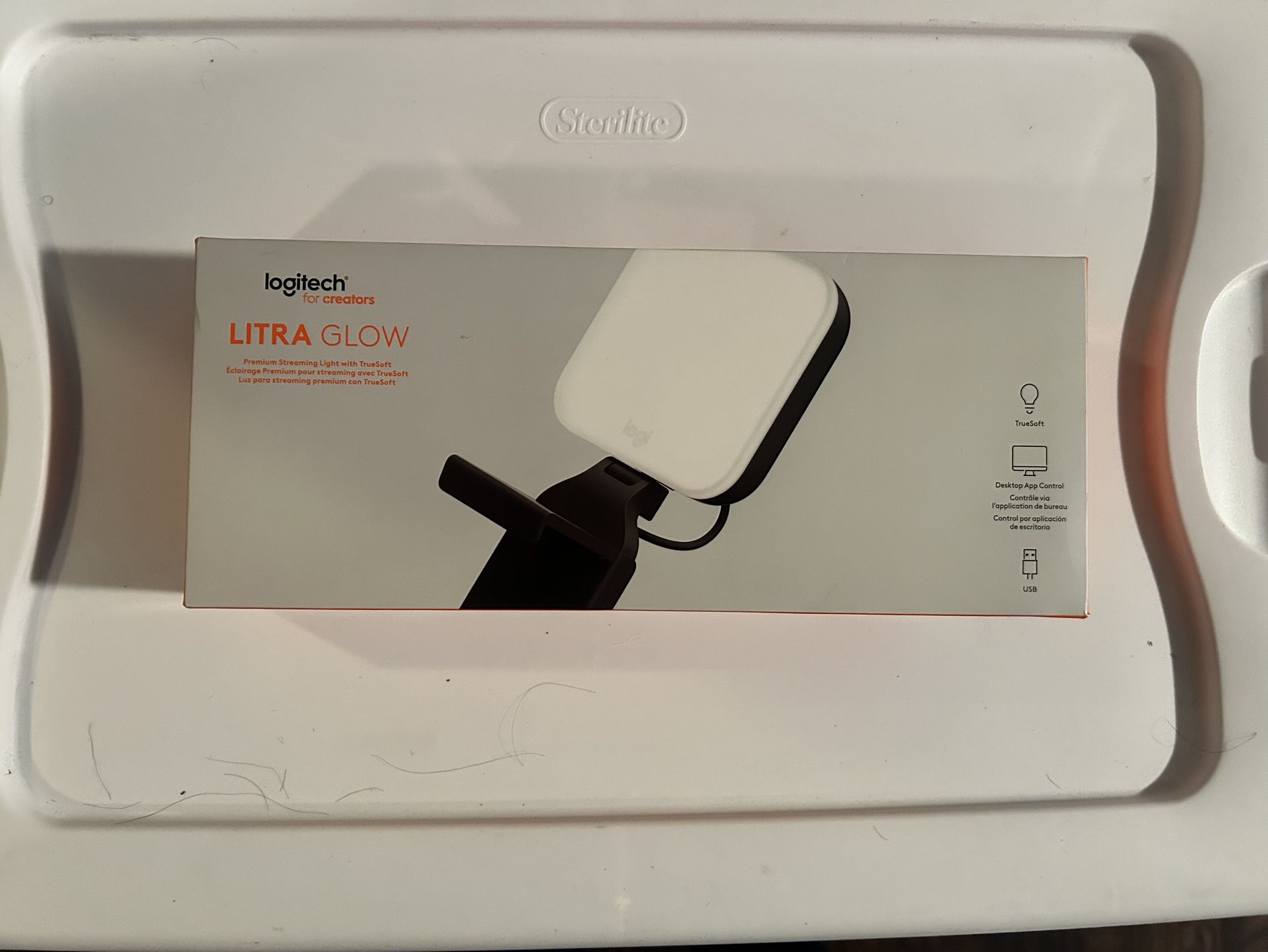 Litra Glow Premium Streaming Light Black