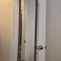 Closet Mirror w/ Hooks 