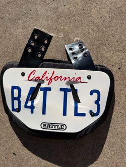 Battle Football Back Plate