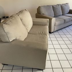 Ashley Furniture Fabric Couch Set