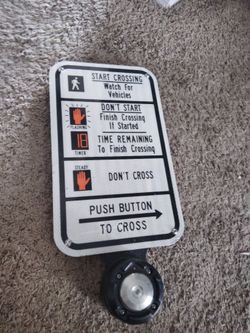 Crosswalk sign
