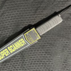 Super Scanner Hand-Held Metal Detector  