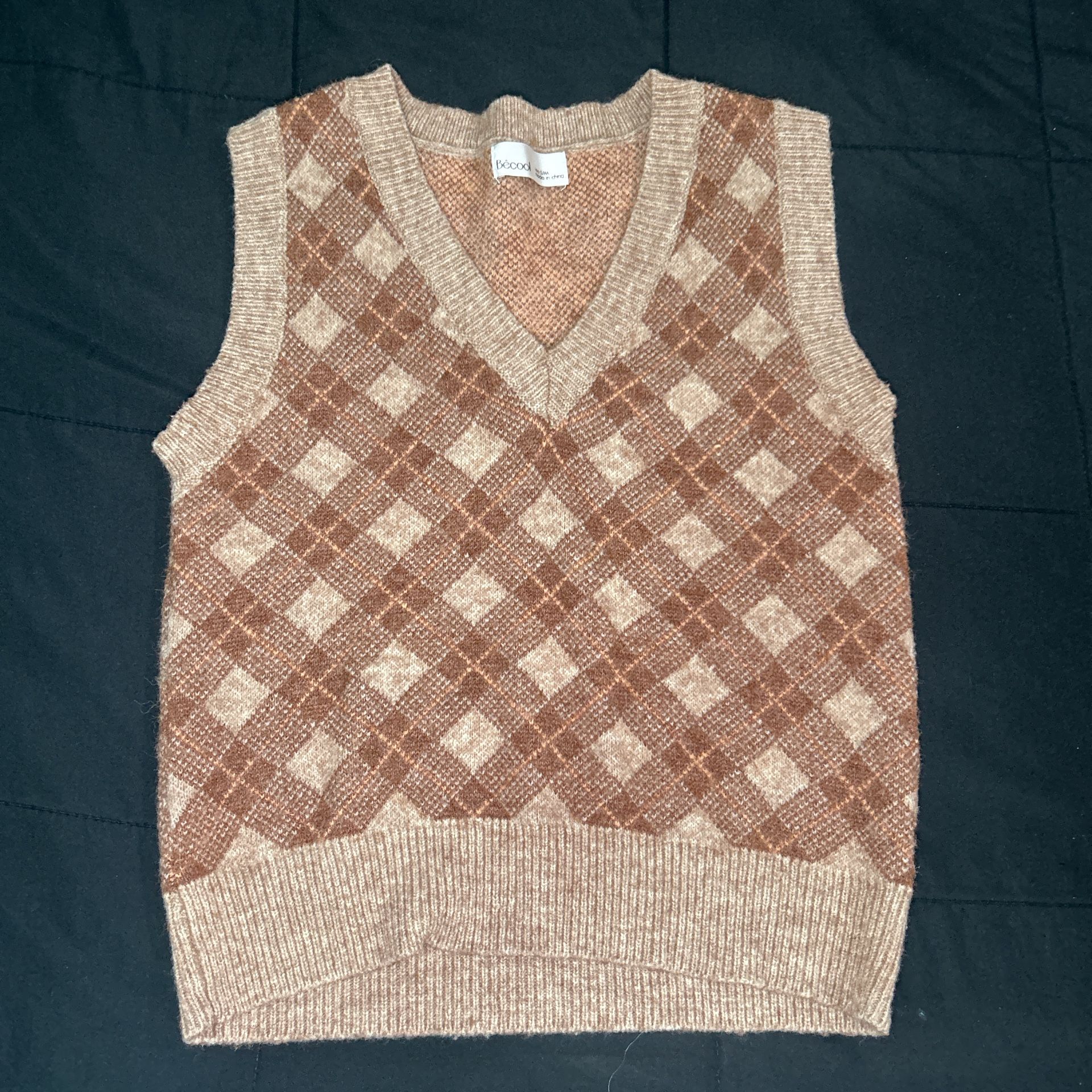 Brown Sweater Vest