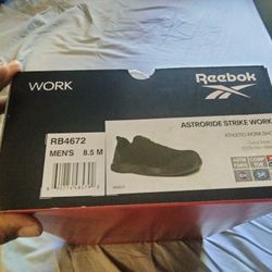 Men's Steel Tie Work Shoes Size 8.5