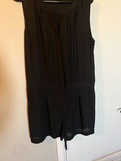 Black Short Jumpsuit 