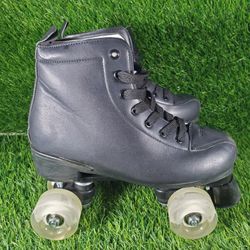 Black roller skates