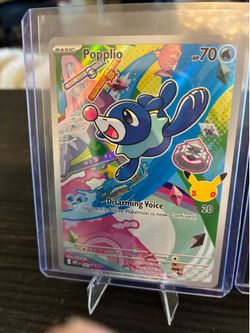 Pokemon Popplio #045 First Partner Illustration Black Star Promo