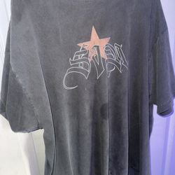 Graphic print front and back shirt