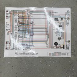 1963 Mercury, Monterey And Park Lane Wiring Diagram