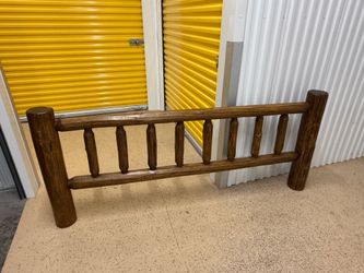 Queen Log Cabin Bed